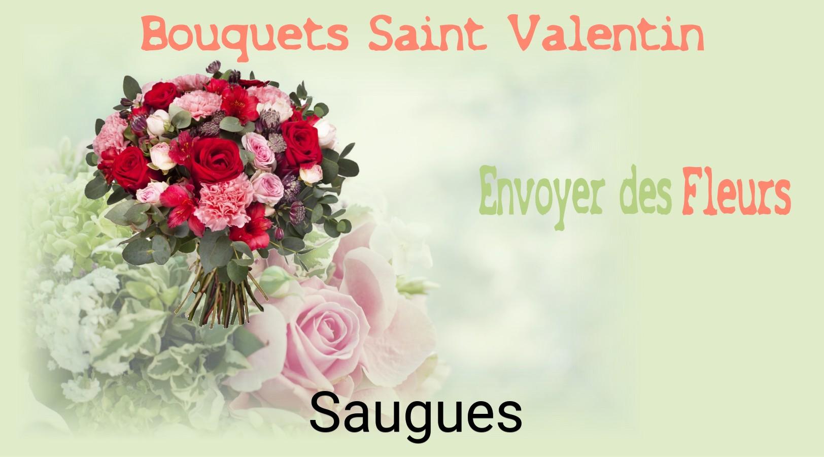 Roses de Saint-Valentin livrées à Saugues